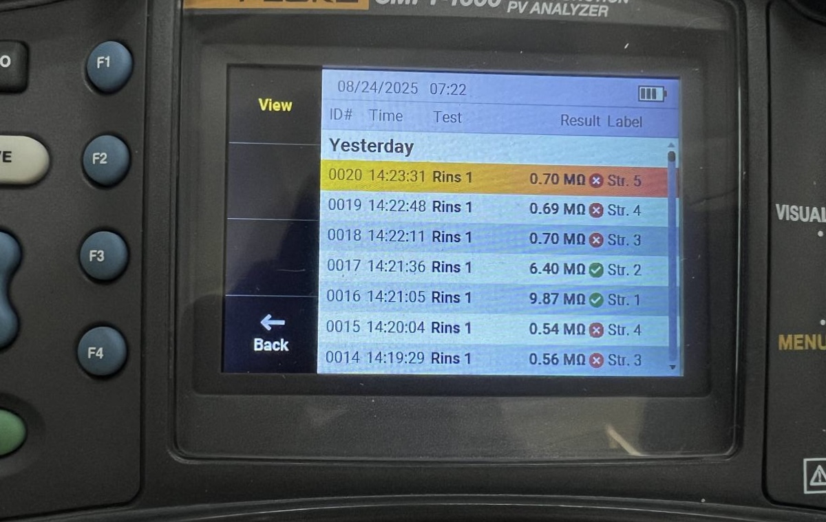 Diagnostic electric la invertor cu cameră termică