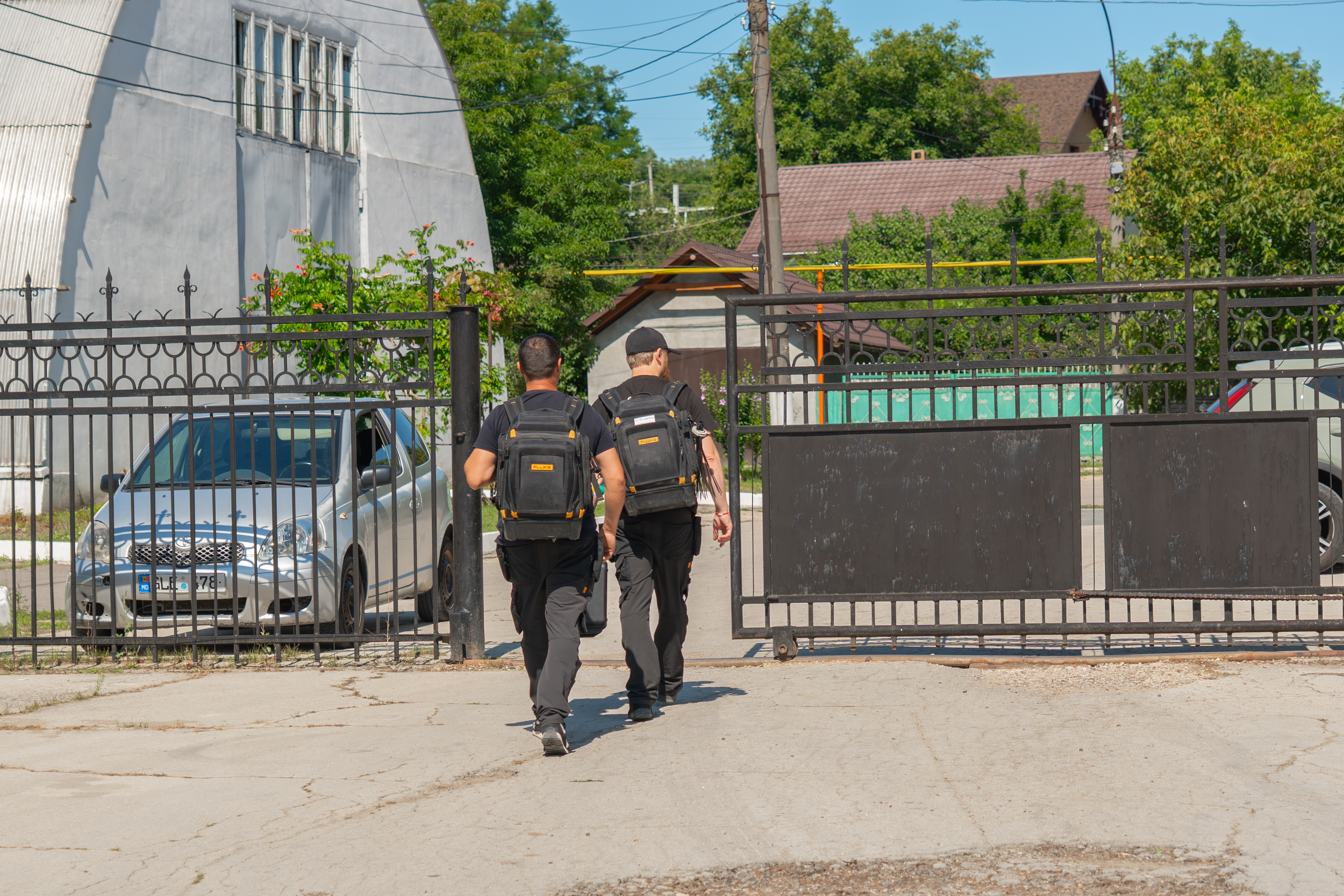 Cameră termică identificând o defecțiune electrică
